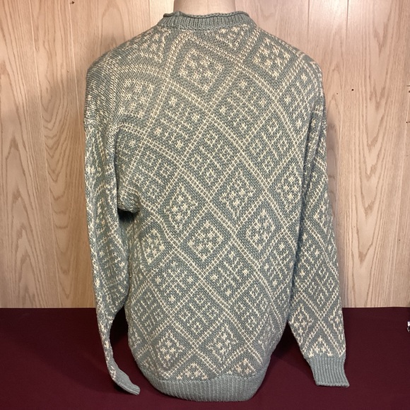 Joseph Abbound Mens Linen & Cotton Sweater Hand Framed in Scotland size large - Picture 9 of 10